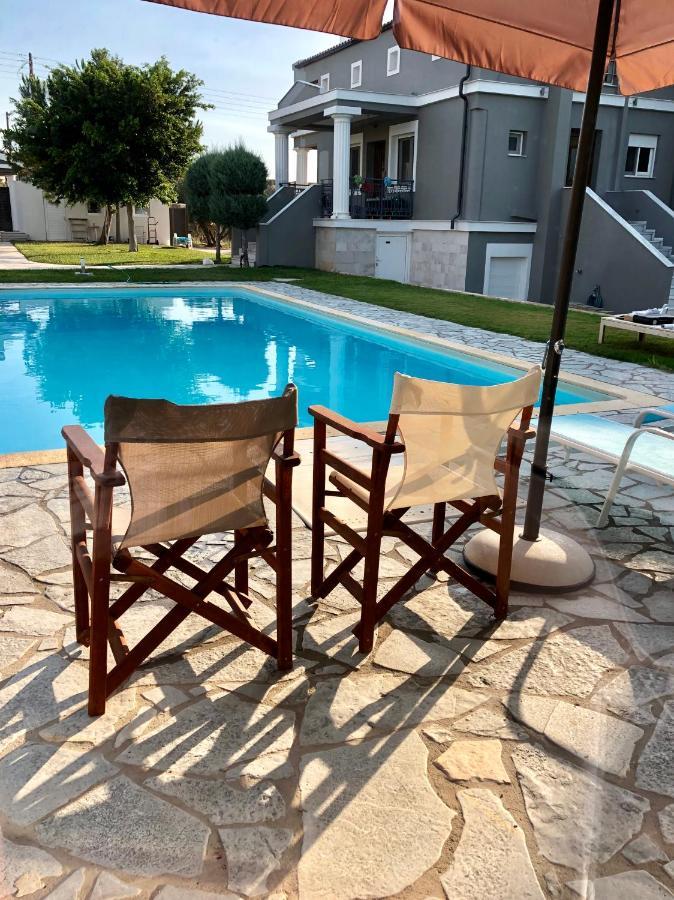 Sunlit Pool House Villa Posidhonía Eksteriør billede